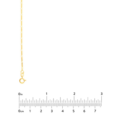 1.28mm Adjustable Childs Figaro Chain
