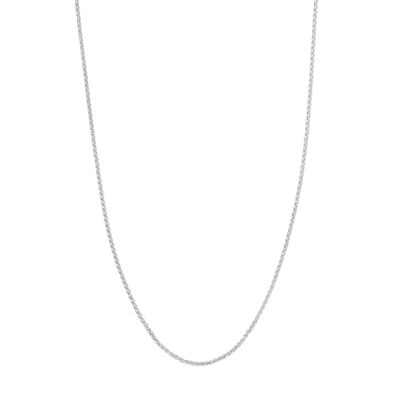 Sterling Silver/Plated Adjustable Wheat Chain