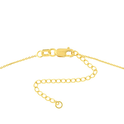 Open Wire Heart Adjustable Necklace