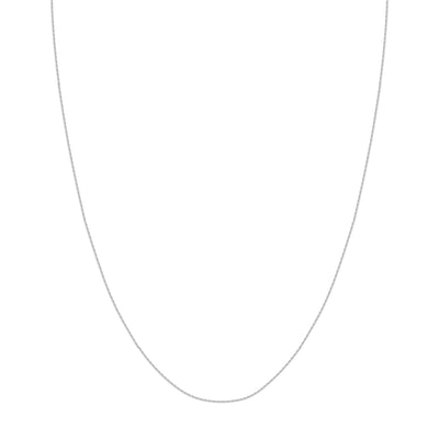 1.25mm Square Wheat Chain with Slider Bead