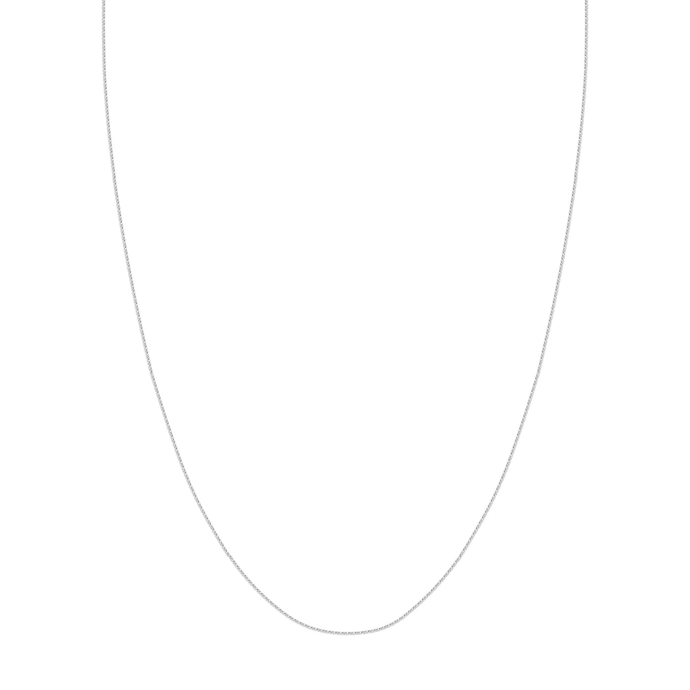 1.15mm Square Wheat Chain with Slider Bead