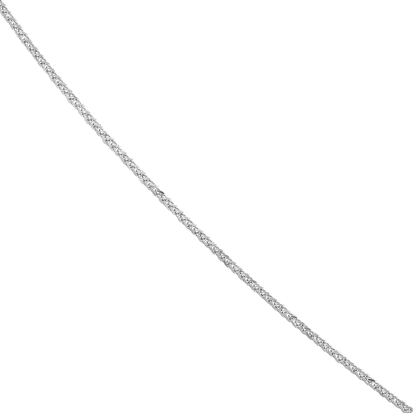 1.15mm Square Wheat Chain with Slider Bead