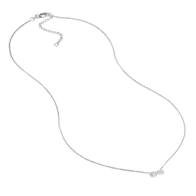 Mini CZ Infinity Adjustable Necklace