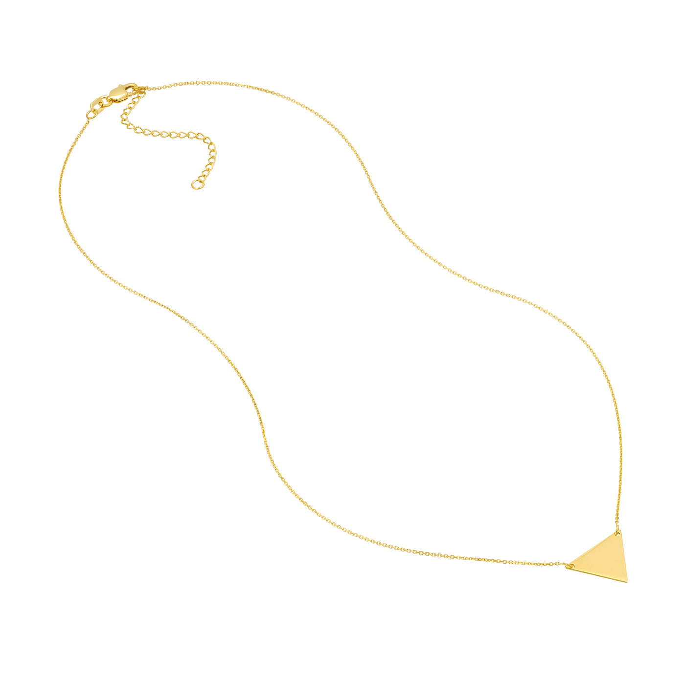 Triangle Drop Adjustable Necklace