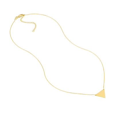 Triangle Drop Adjustable Necklace