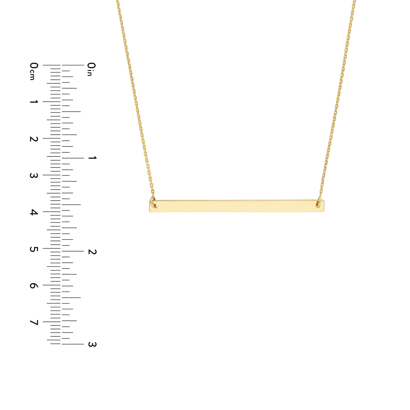 Thin Bar Adjustable Necklace
