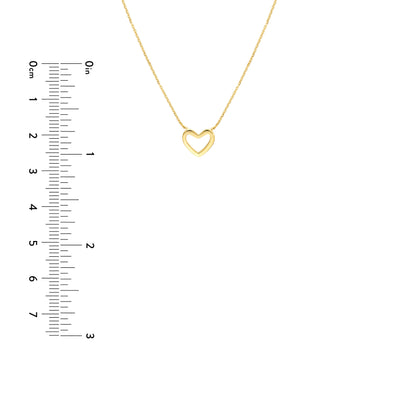 Mini Open Heart Necklace