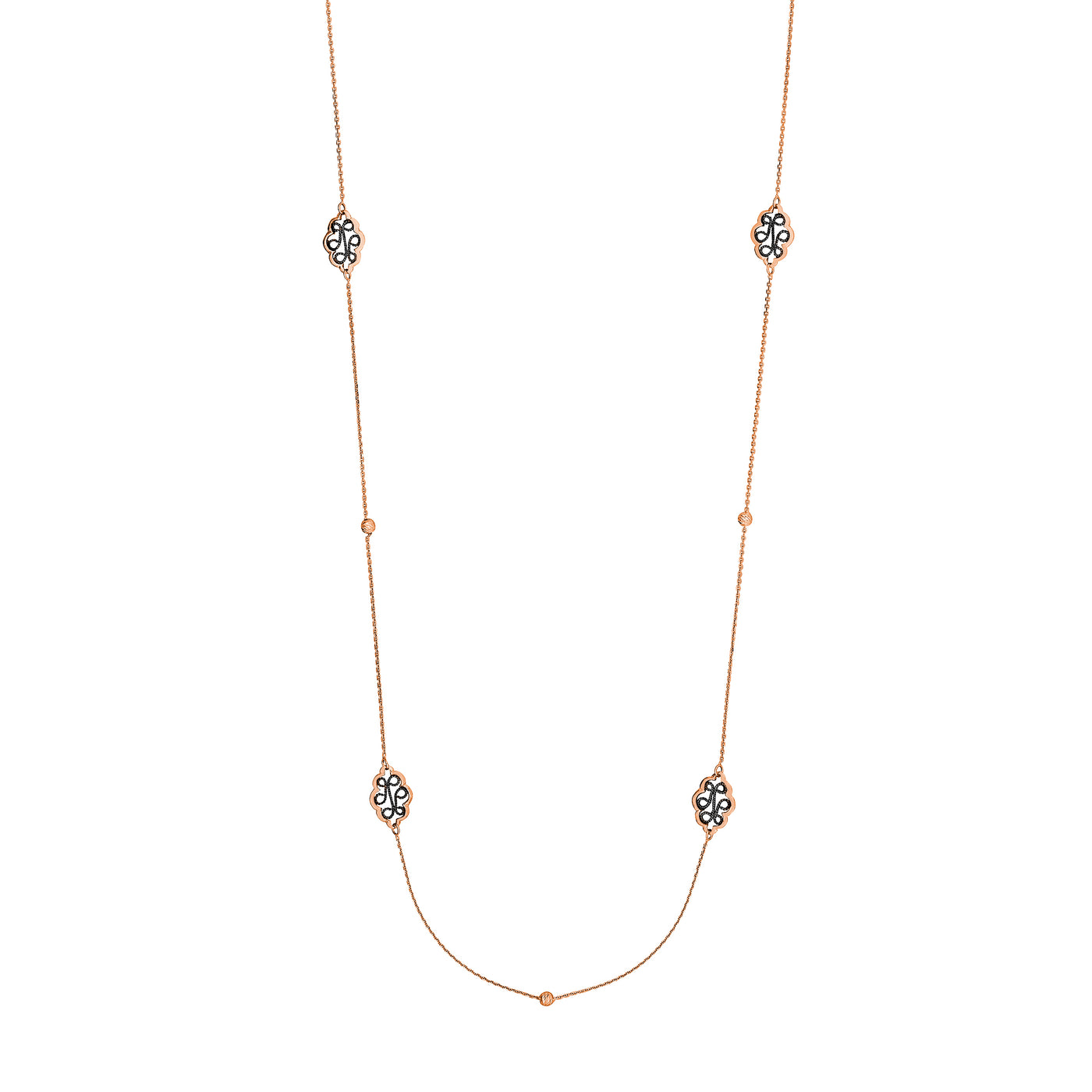 Long And Lovely R/p Filigree W/bead Stat