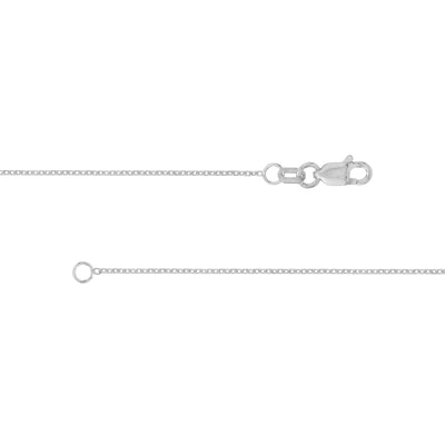 Sterling Silver Marquise Station Long Necklace