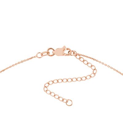 Mini Evil Eye Cutout Adjustable Necklace