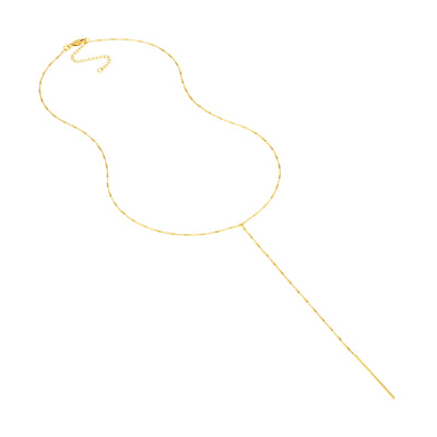 Bead and Bar Lariat Adjustable Necklace