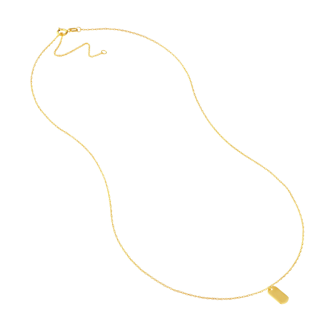 So You Mini Dog Tag Adjustable Necklace