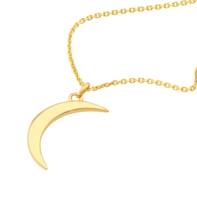 Crescent Moon Pendant Necklace