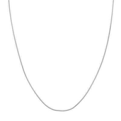 Adjustable Popcorn Chain Necklace with Slider Bead