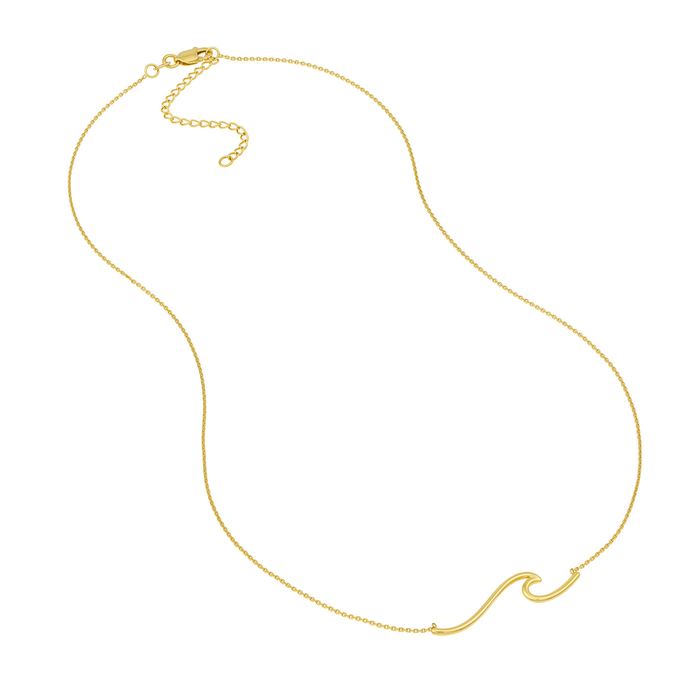 Polished Wave Necklace