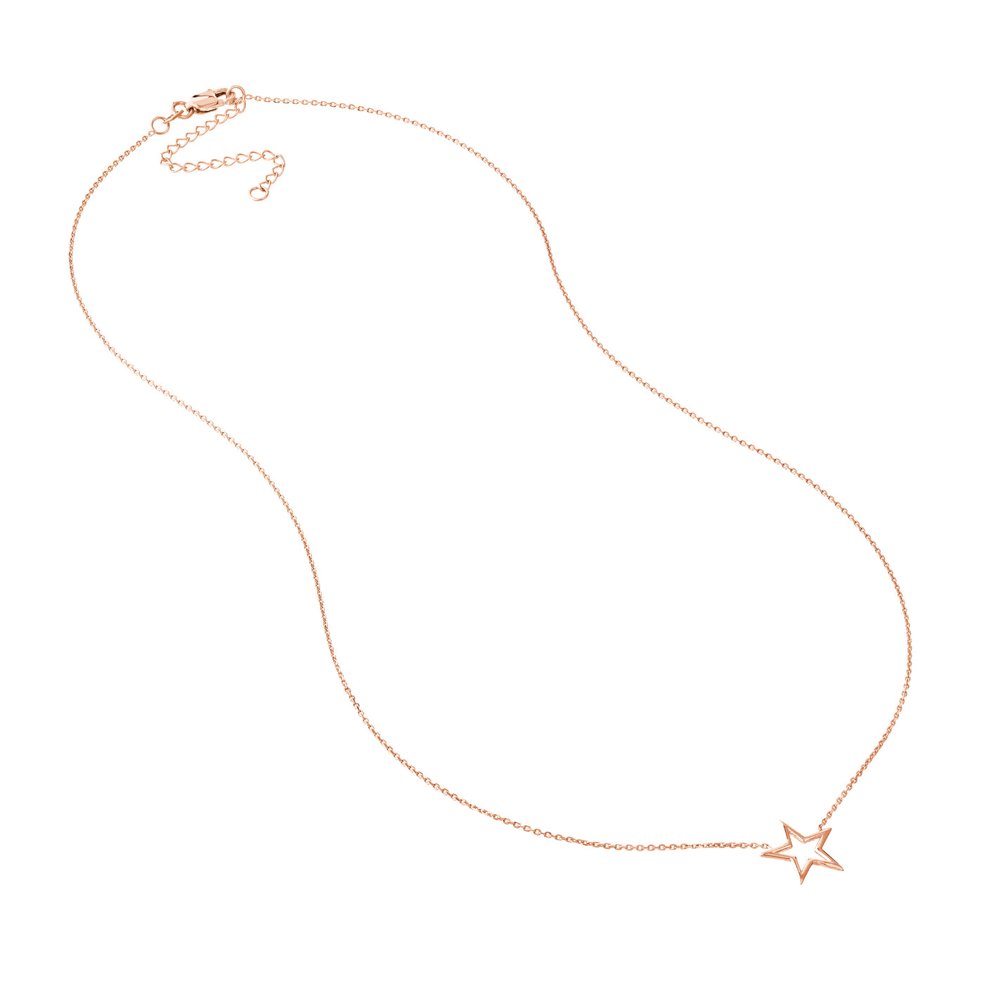 Wire Star Adjustable Necklace