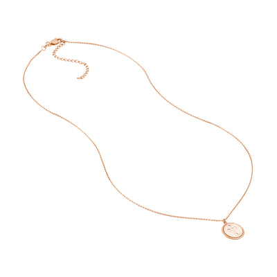 Cross Cutout Beaded Medallion Necklace