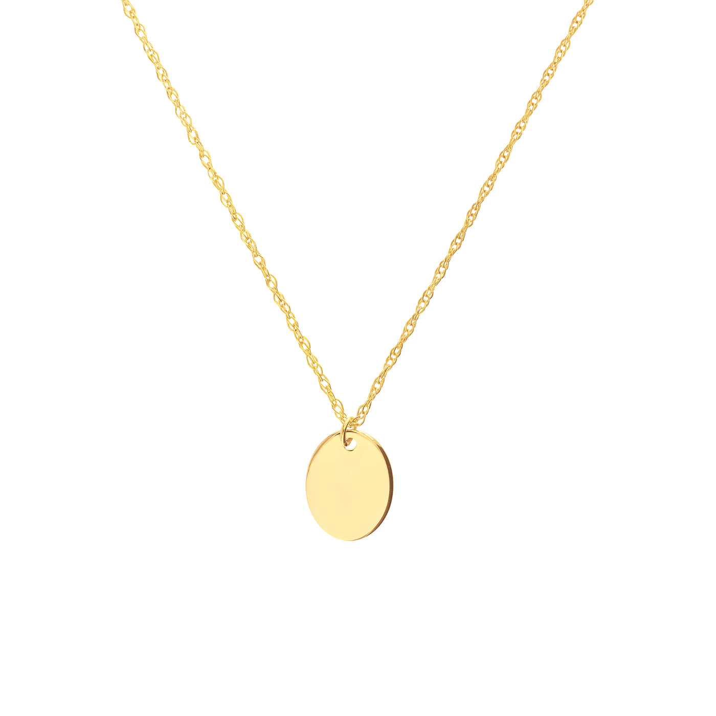 So You Mini Engravable Oval Adjustable Necklace