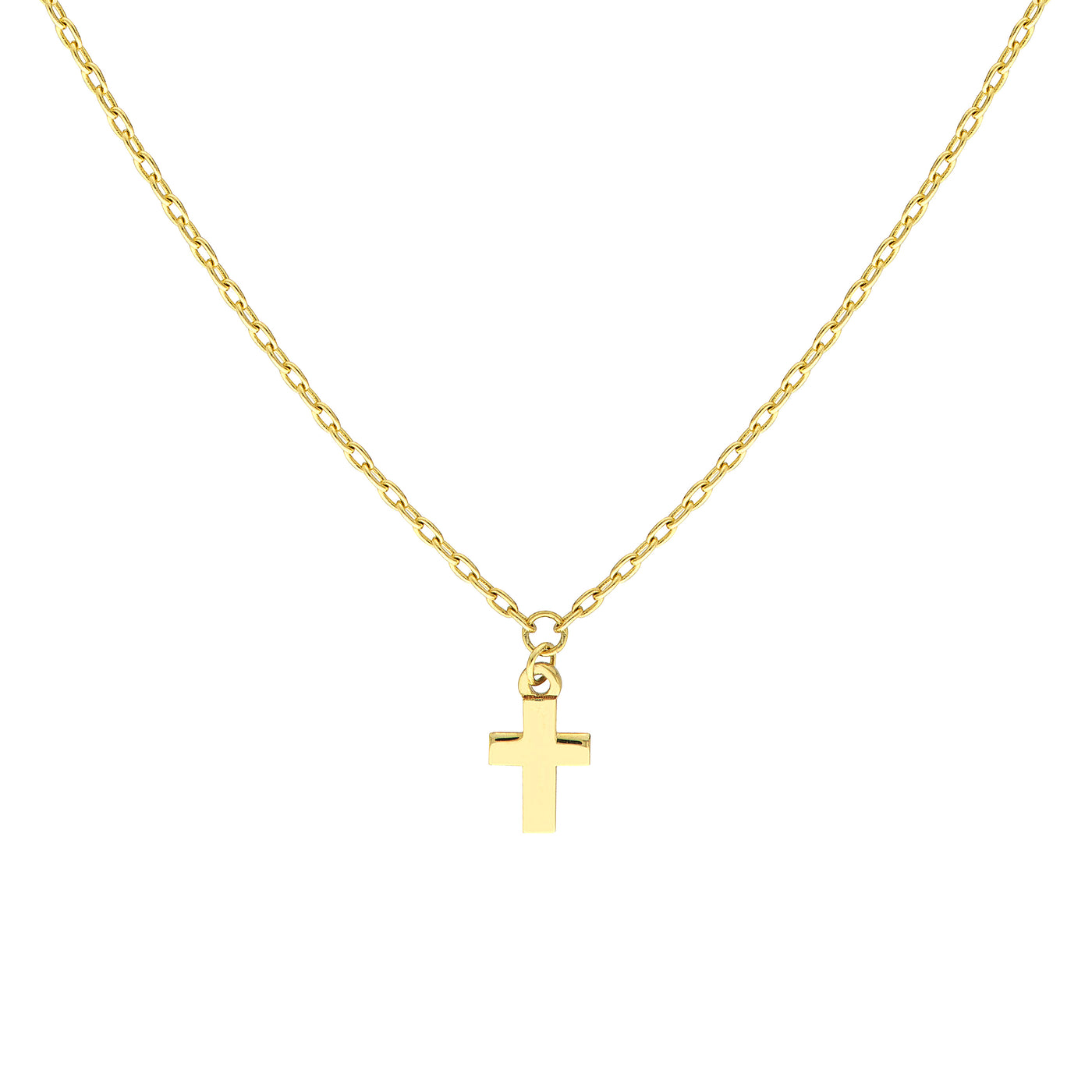 Mini Cross Dangle Necklace