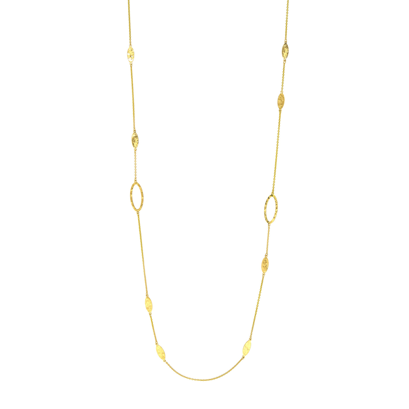 Long and Lovely D/C Mix Links Necklace