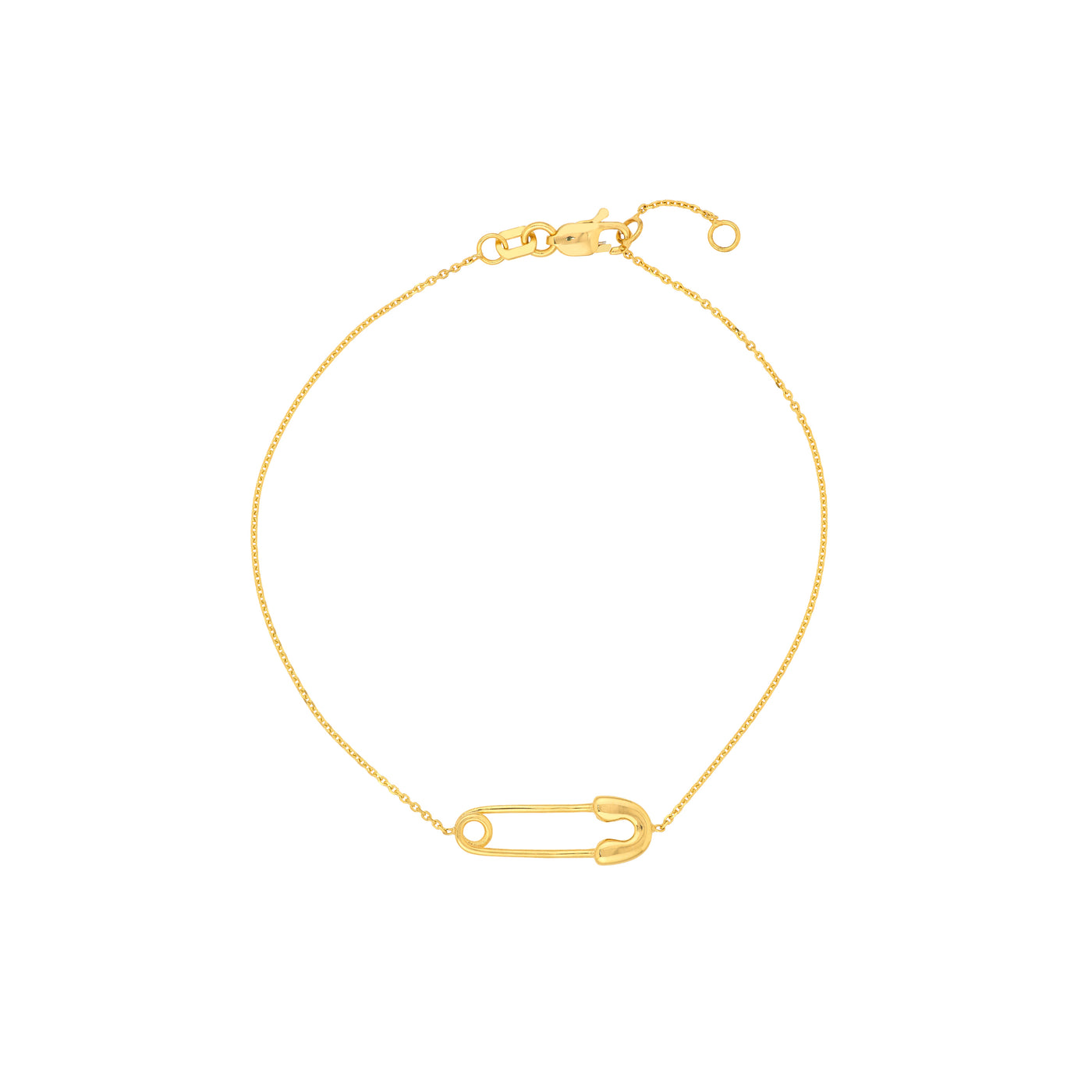 Single Safety Pin Station Bracelet