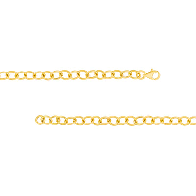 Hollow Rounded Link Chain