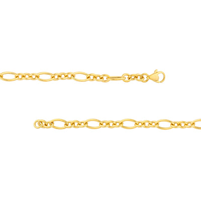 5.75mm Hollow Oval (3+1) Link Chain