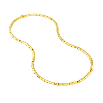 4.70mm Hollow 5-1 Flat Tile Link Chain with Box Lock