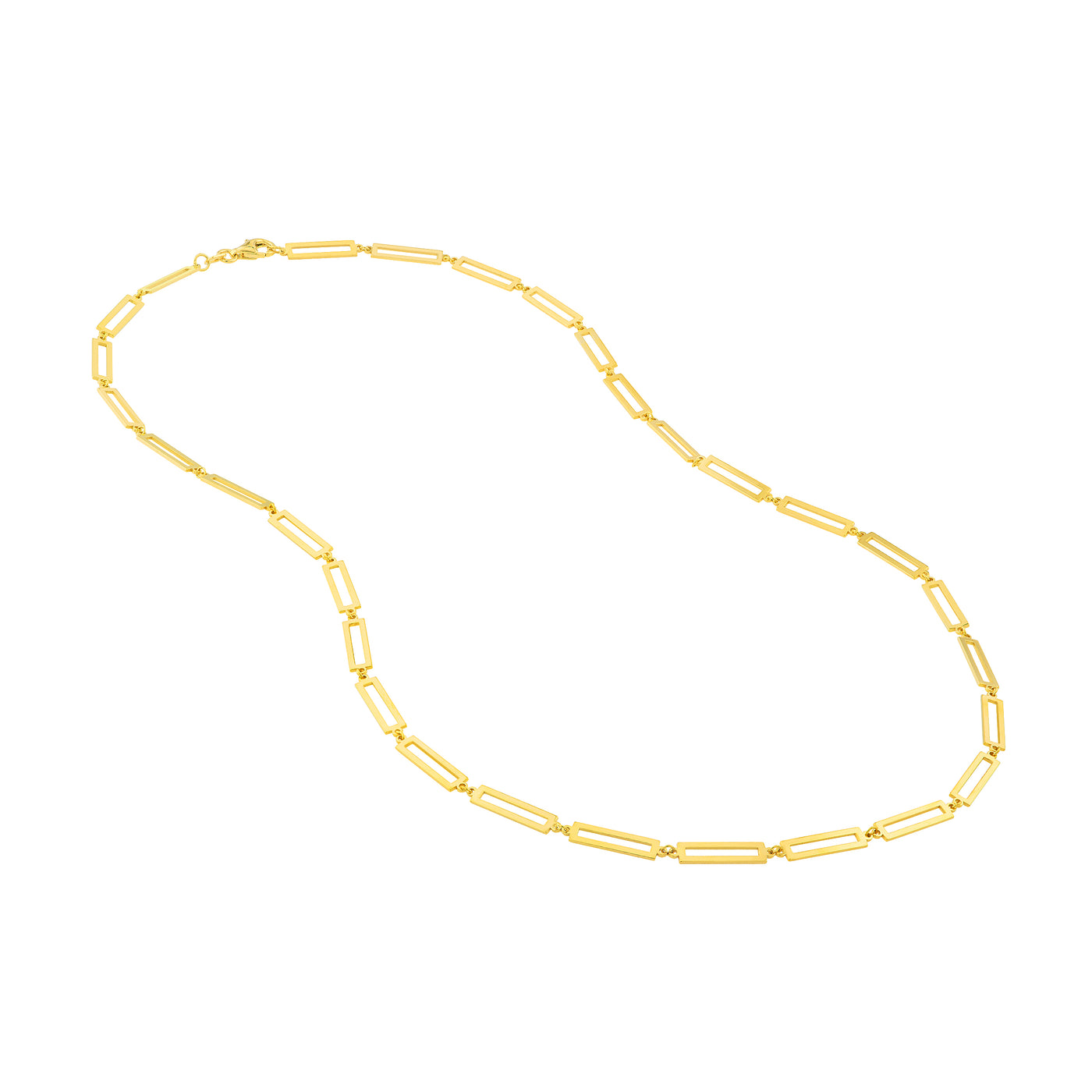 Rectangular Link Station Chain