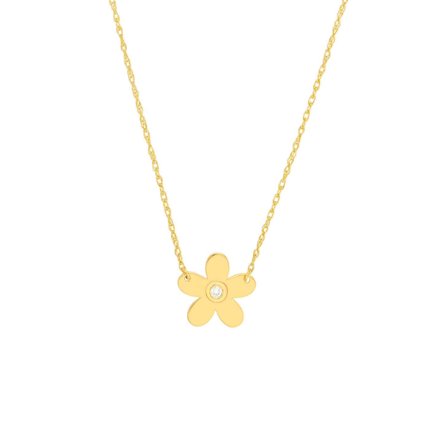 So You Diamond Flower Necklace