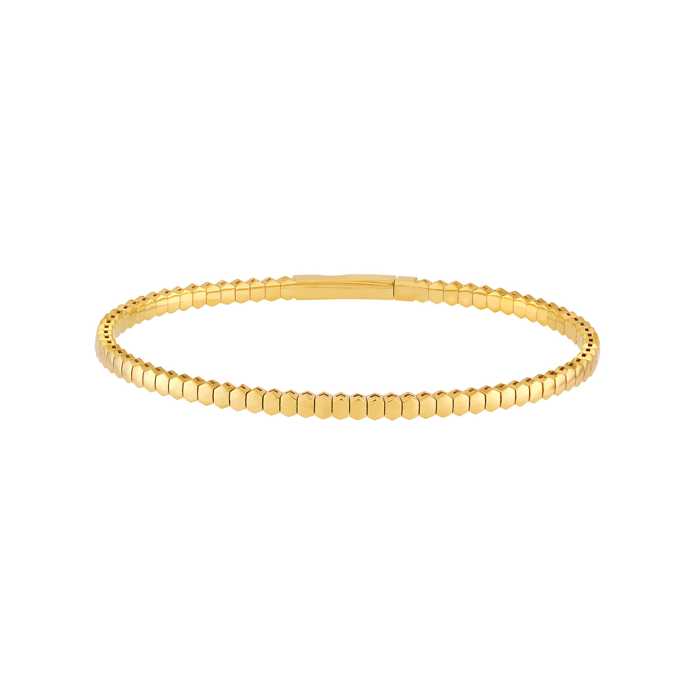 3.10mm Hexagonal Link Flex Bracelet