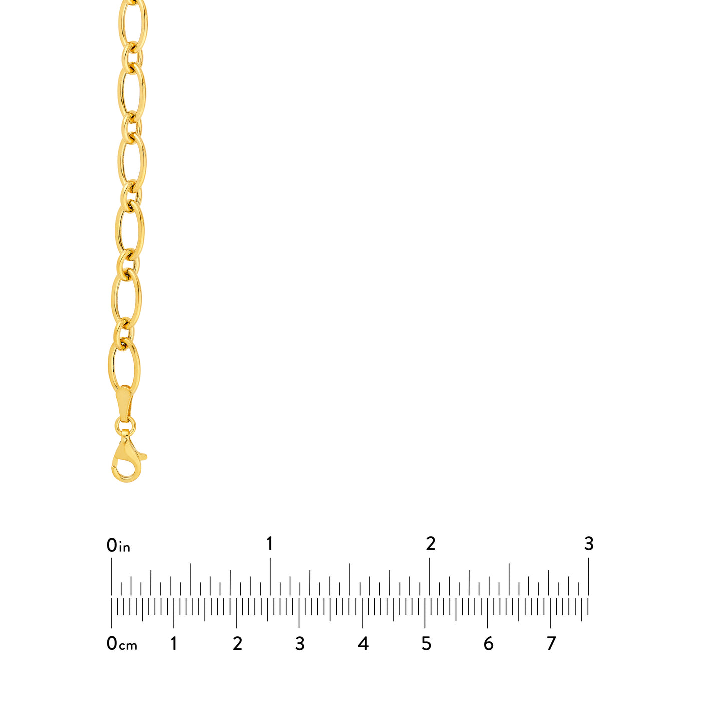 Hollow Oval Link 1+1 Chain Necklace