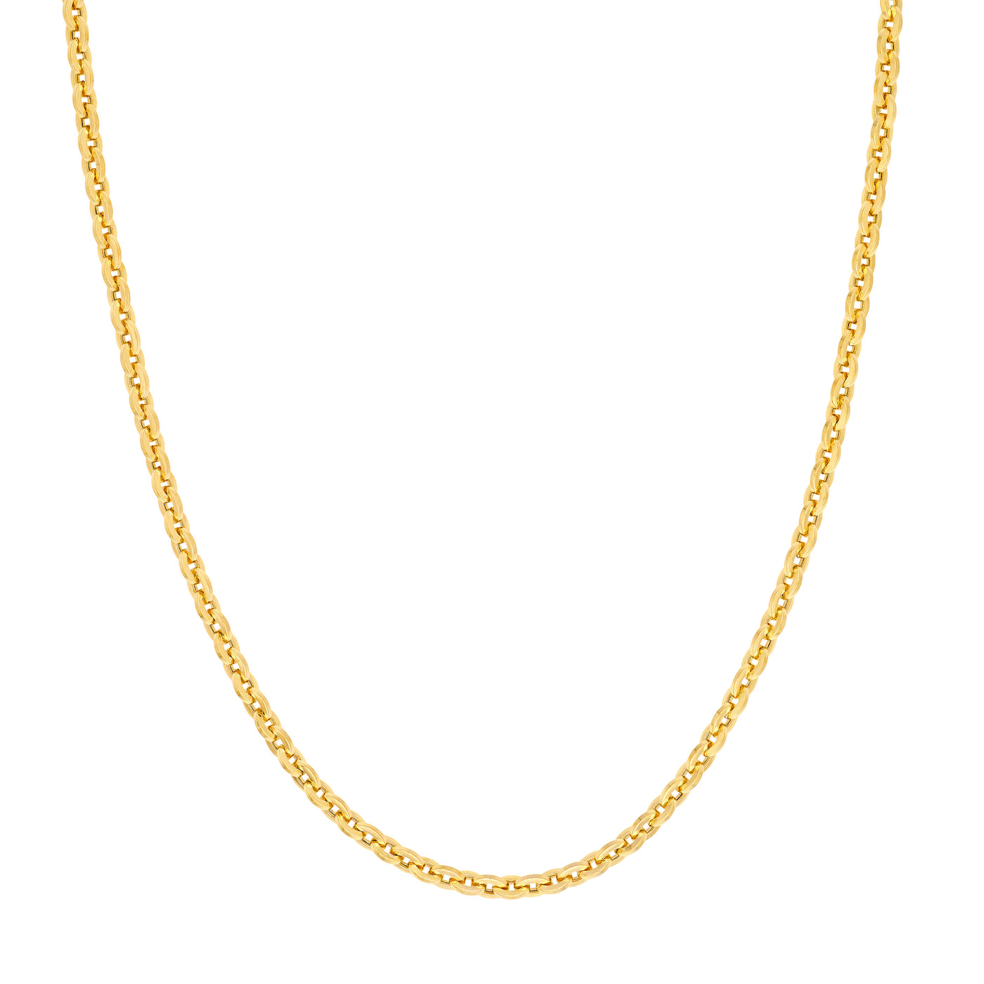 Hollow Flat Oval Link Chain