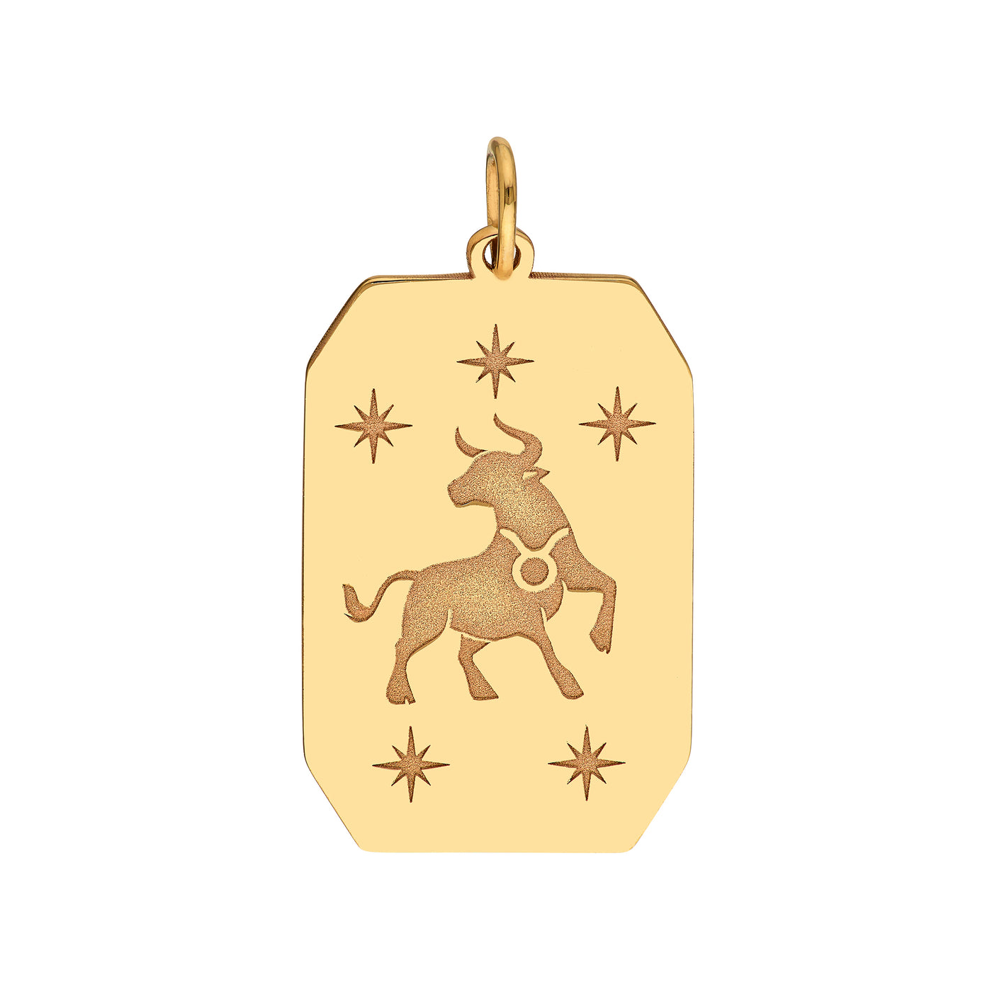 Taurus Engraved Pendant