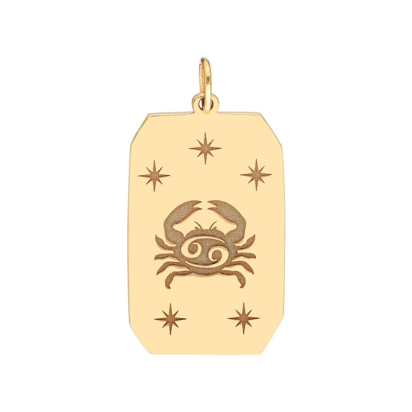 Cancer Engraved Pendant