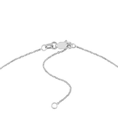7mm Bubble Font Nameplate Necklace