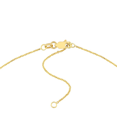 7mm Bubble Font Nameplate Necklace