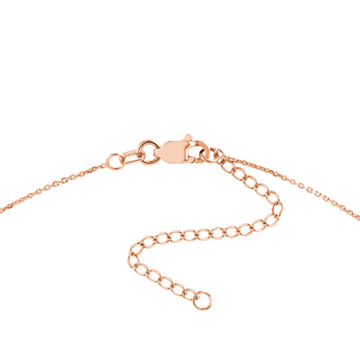 Gothic Initials Station Necklace