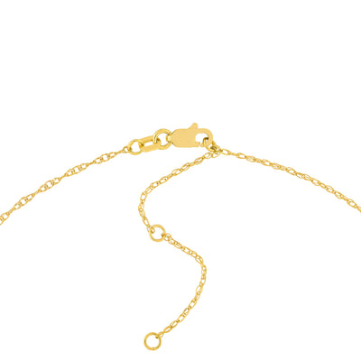 7mm Vertical Roman Numeral Pendant Necklace