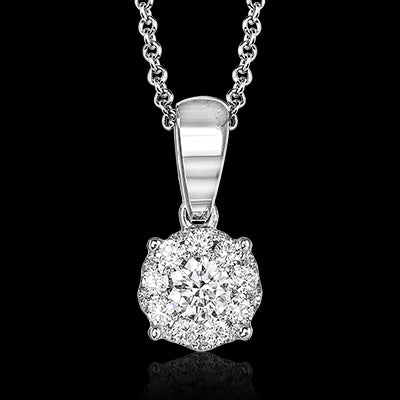 Pendant in 18k Gold with Diamonds
