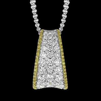 Pendant in 18k Gold with Diamonds