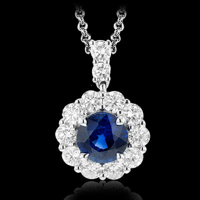 Color Pendant in 18k Gold with Diamonds