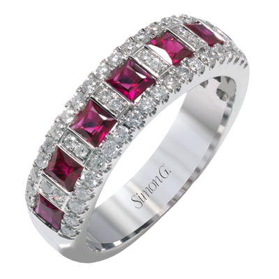Anniversary Ring in 18k Gold with Diamonds