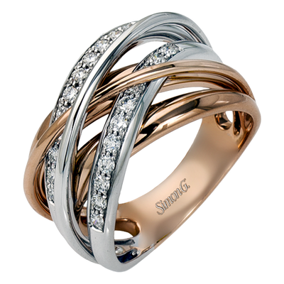 Right Hand Ring in 18k Gold with Diamonds