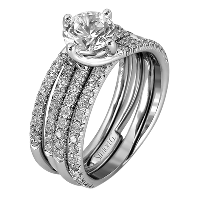 Wedding Set in 18k Gold with Diamonds