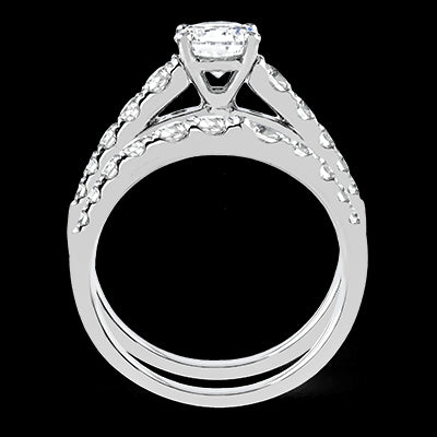 Wedding Set in 18k Gold with Diamonds