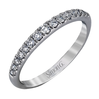Wedding Band in 18k Gold with Diamonds
