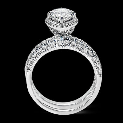 Wedding Set in 18k Gold with Diamonds