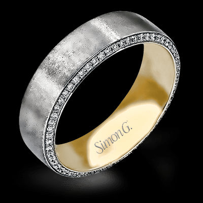 Men Ring in 14k Gold with Diamonds