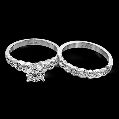 Wedding Set in 18k Gold with Diamonds